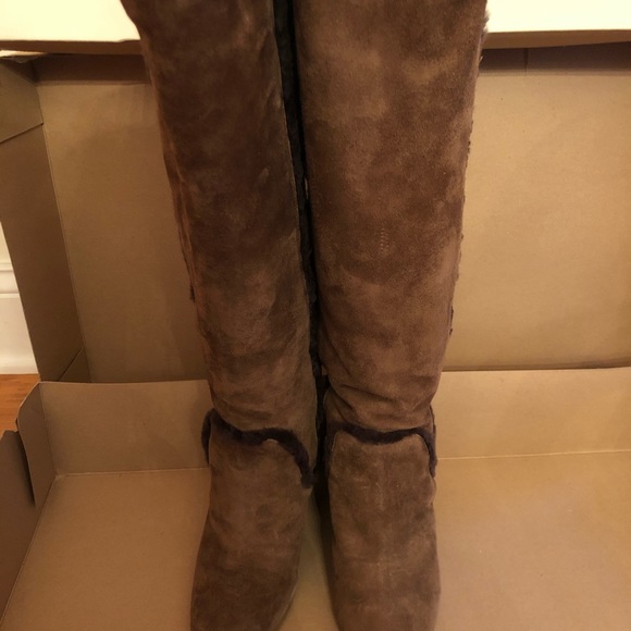J Crew Charley Shearling Wedge Boots - Picture 5 of 11